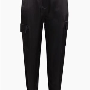 Babaton Black Refined Cargo Pants
